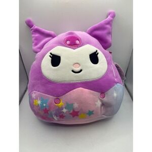 Squishmallows Kuromi Hello Kitty and Friends Plush Purple Star‎ Stuffed Animal